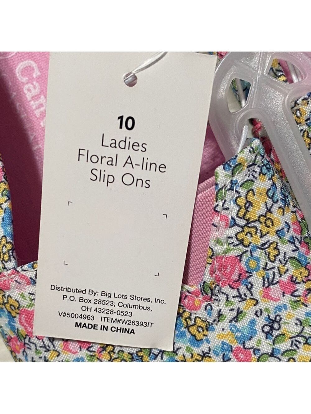 2 for $12 from my closet-Bella Canvas Women's Floral Slip-On Sneakers - Picture 2 of 4